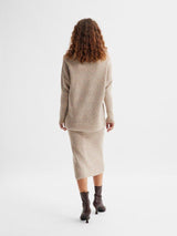 Selected Femme Annalisa - Midi strik nederdel - HUSET Men & Women