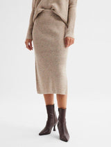 Selected Femme Annalisa - Midi strik nederdel - HUSET Men & Women