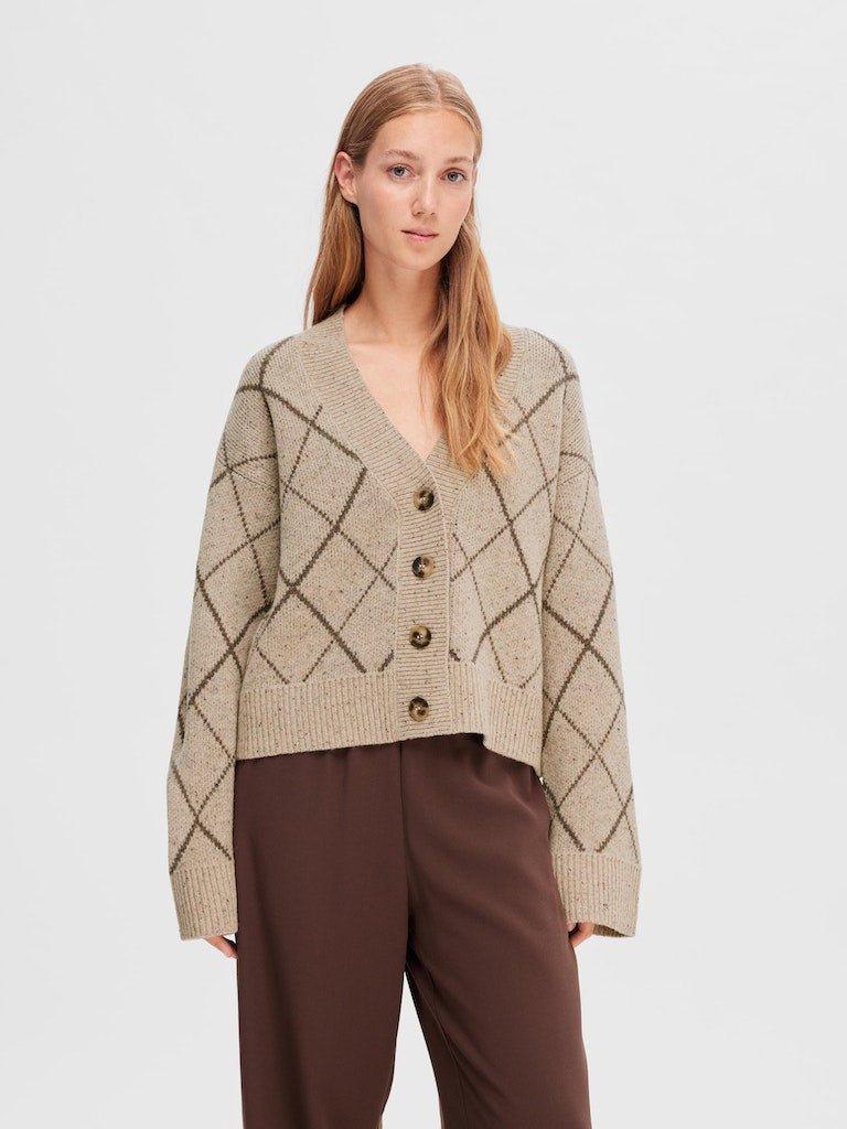 Selected Femme Aril - Strikket uldcardigan - HUSET Men & Women