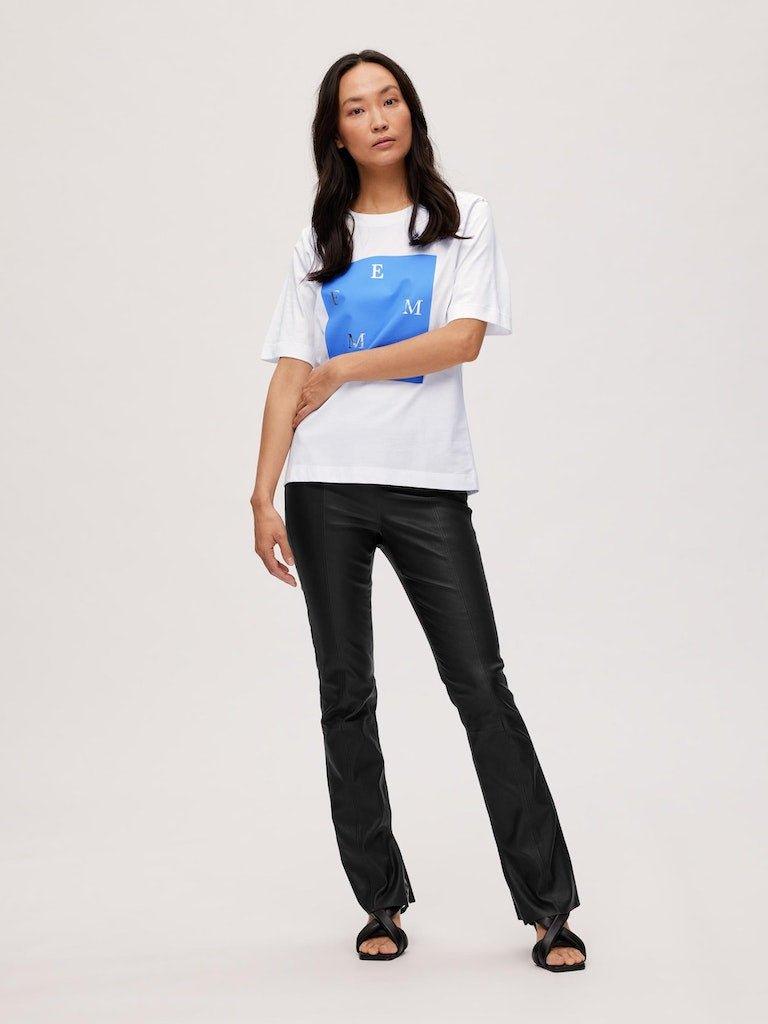 Selected Femme Bera - Printed T-shirt - HUSET Men & Women