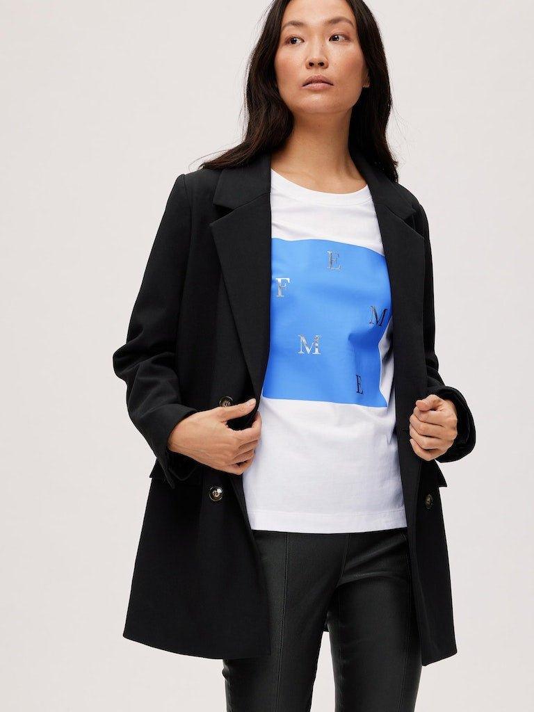 Selected Femme Bera - Printed T-shirt - HUSET Men & Women