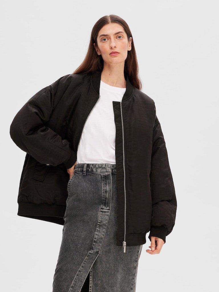 Selected Femme Berete - Re-down bomber jakke - HUSET Men & Women