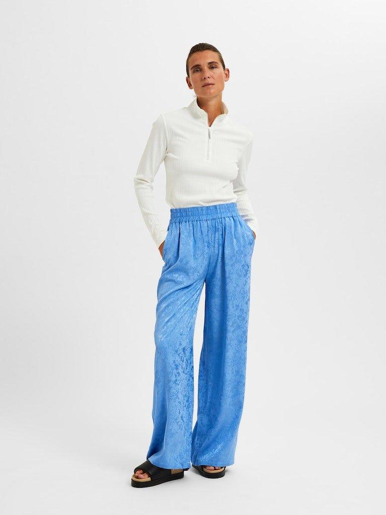 Selected Femme Blue - Bukser - HUSET Men & Women