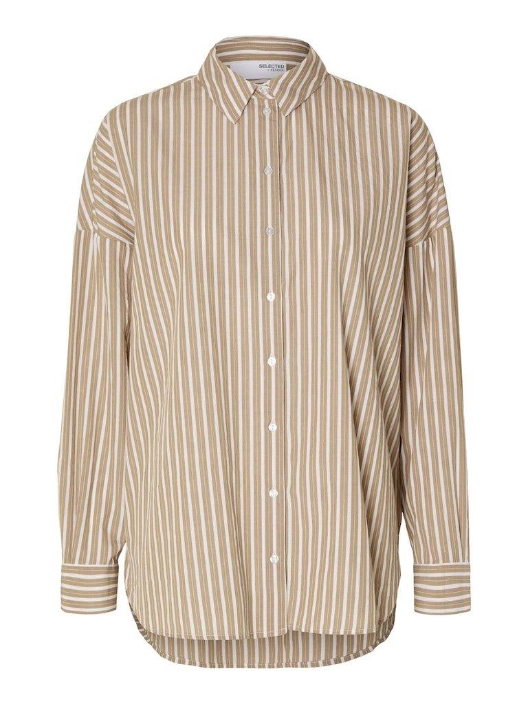 Selected Femme Emma Sanni - Stribet skjorte - HUSET Men & Women