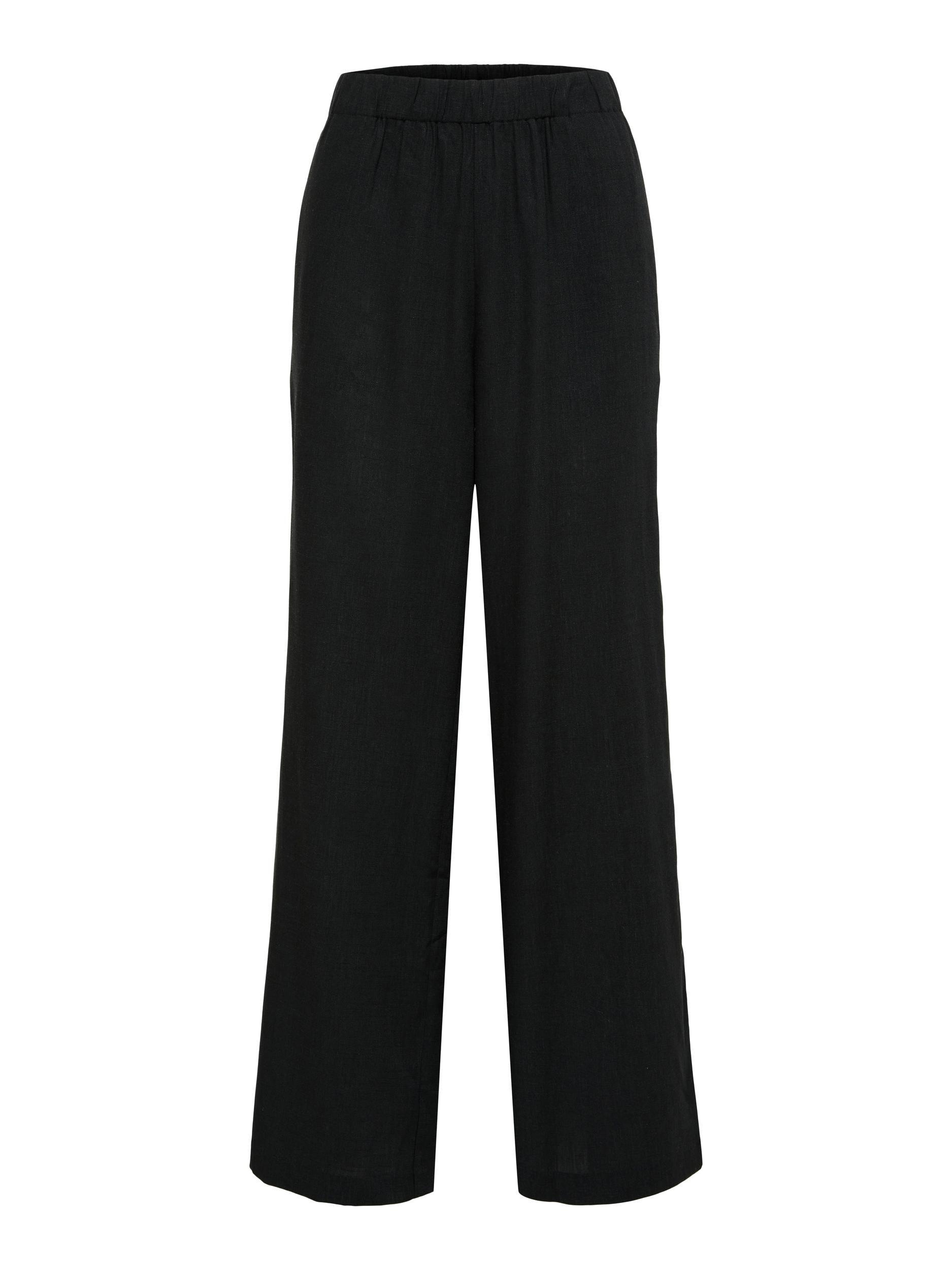 Selected Femme Gulia - Højtaljede hør bukser - HUSET Men & Women