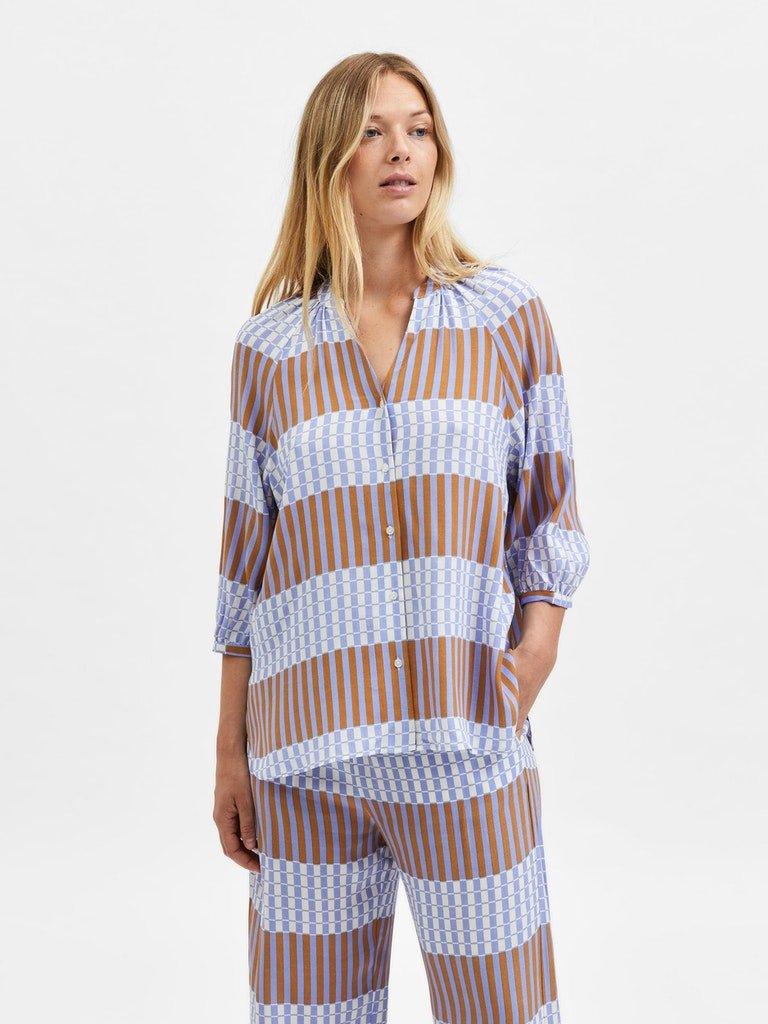 Selected Femme Kanny-alberta - Viskose bluse - HUSET Men & Women