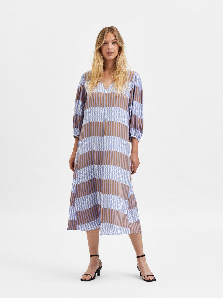 Selected Femme Kanny-helina - Viskose kjole - HUSET Men & Women