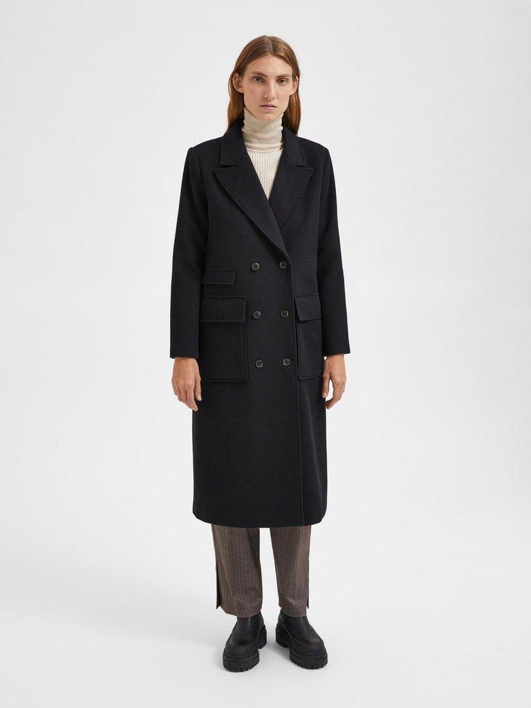 Selected Femme Katrine - Uldfrakke - HUSET Men & Women