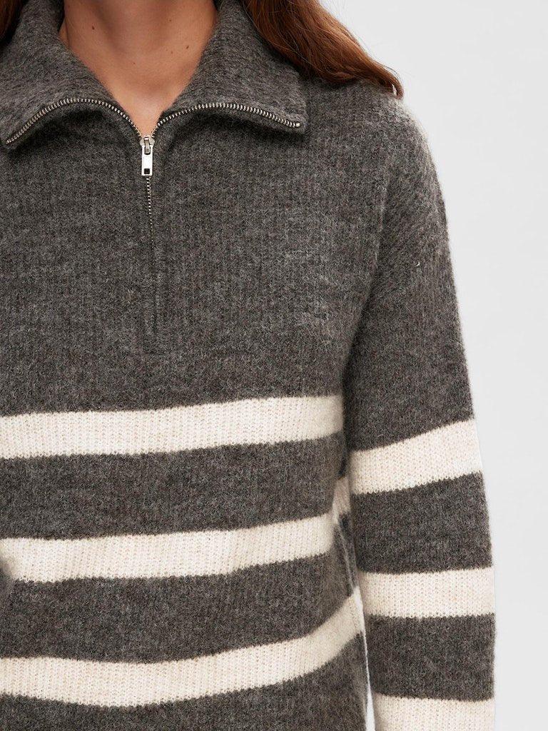 Selected Femme Maline - Halfzip strik - HUSET Men & Women