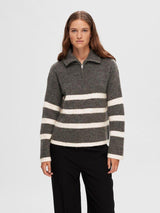 Selected Femme Maline - Halfzip strik - HUSET Men & Women