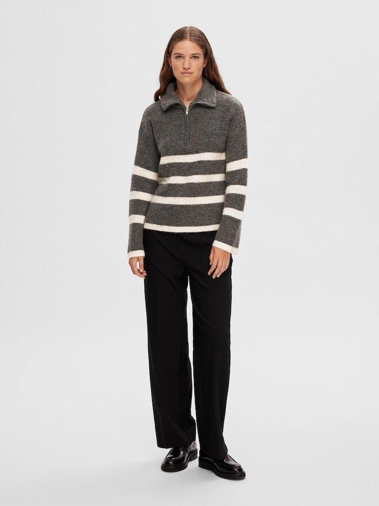 Selected Femme Maline - Halfzip strik - HUSET Men & Women