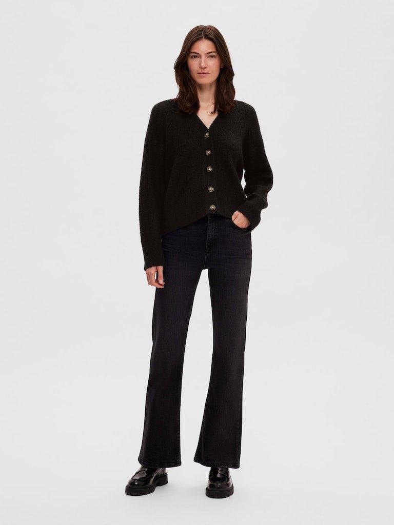 Selected Femme Maline - Strikket uldcardigan - HUSET Men & Women