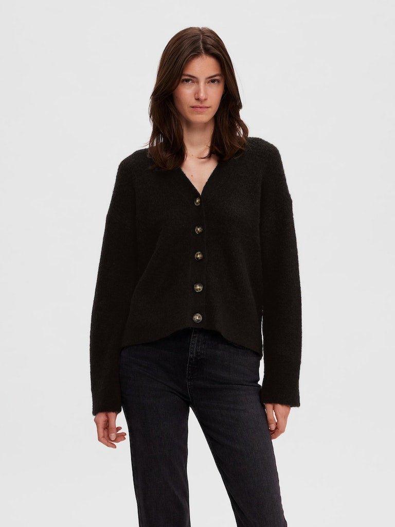 Selected Femme Maline - Strikket uldcardigan - HUSET Men & Women