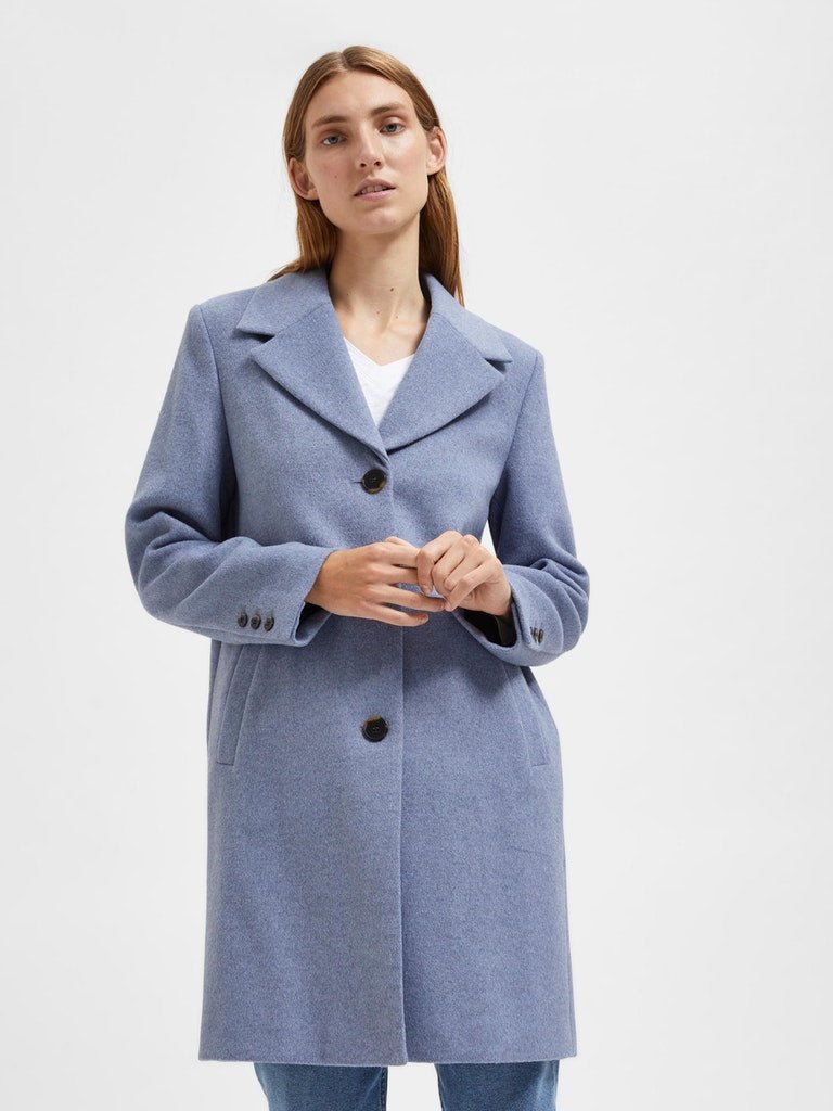 Udholdenhed Ryg, ryg, ryg del tom Selected Femme New Sasja - Uld frakke – HUSET Men & Women