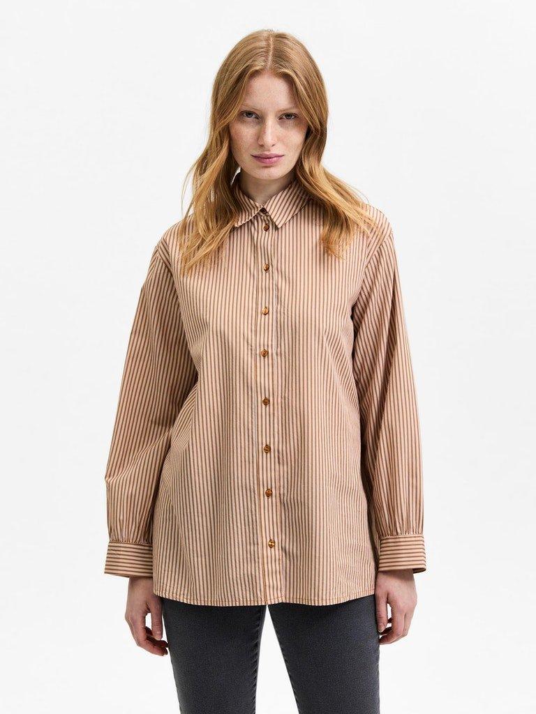 Selected Femme Reka - Stribet skjorte - HUSET Men & Women