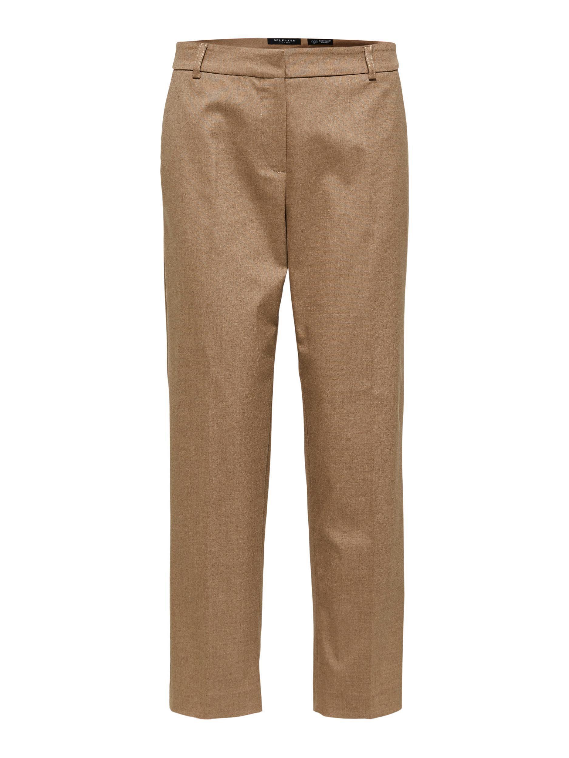Selected Femme Ria - Cropped bukser mid waist - HUSET Men & Women