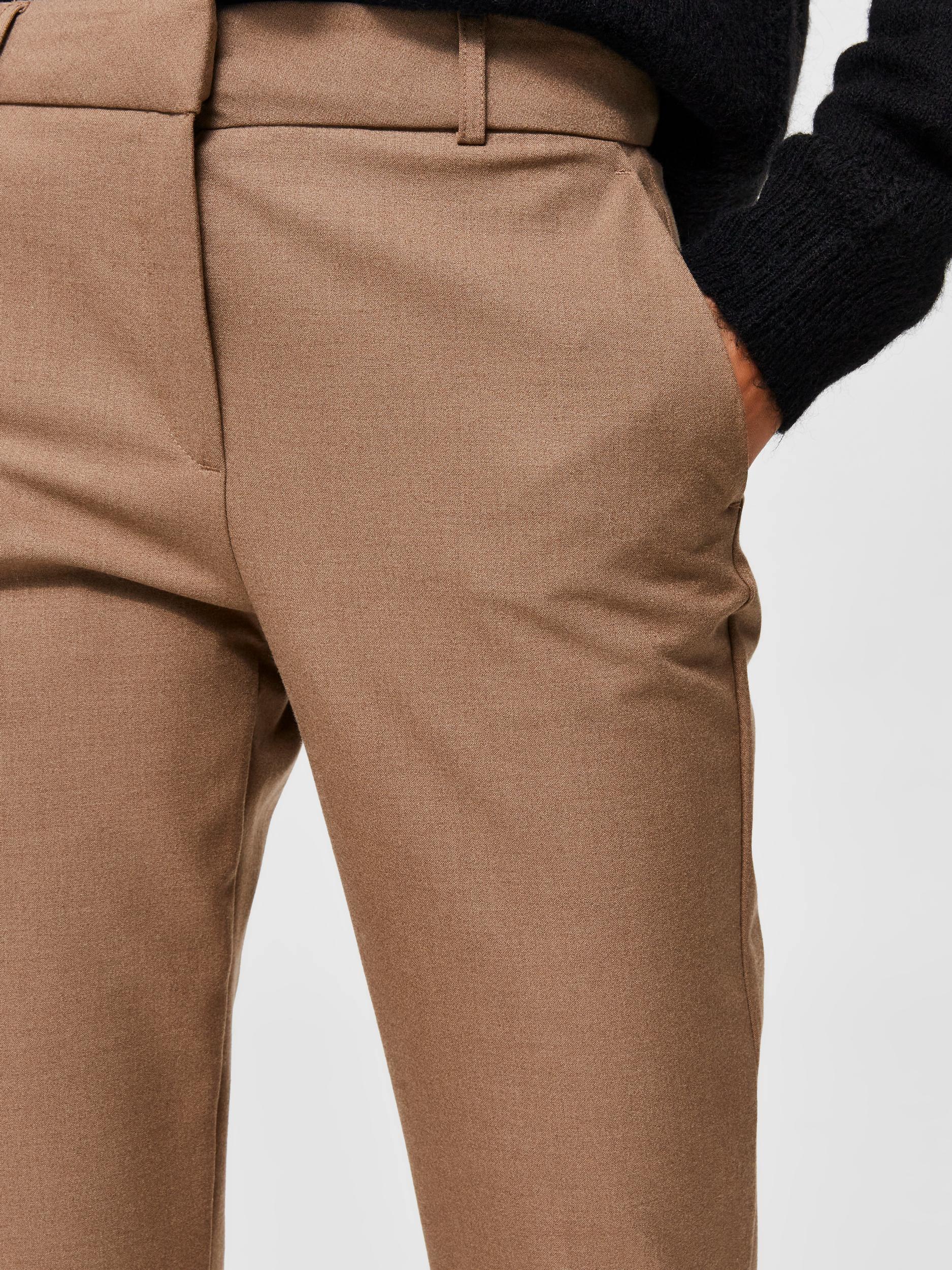 Selected Femme Ria - Cropped bukser mid waist - HUSET Men & Women