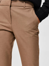 Selected Femme Ria - Cropped bukser mid waist - HUSET Men & Women