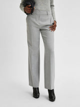 Selected Femme Rita - Bukser m. brede ben mid waist - HUSET Men & Women