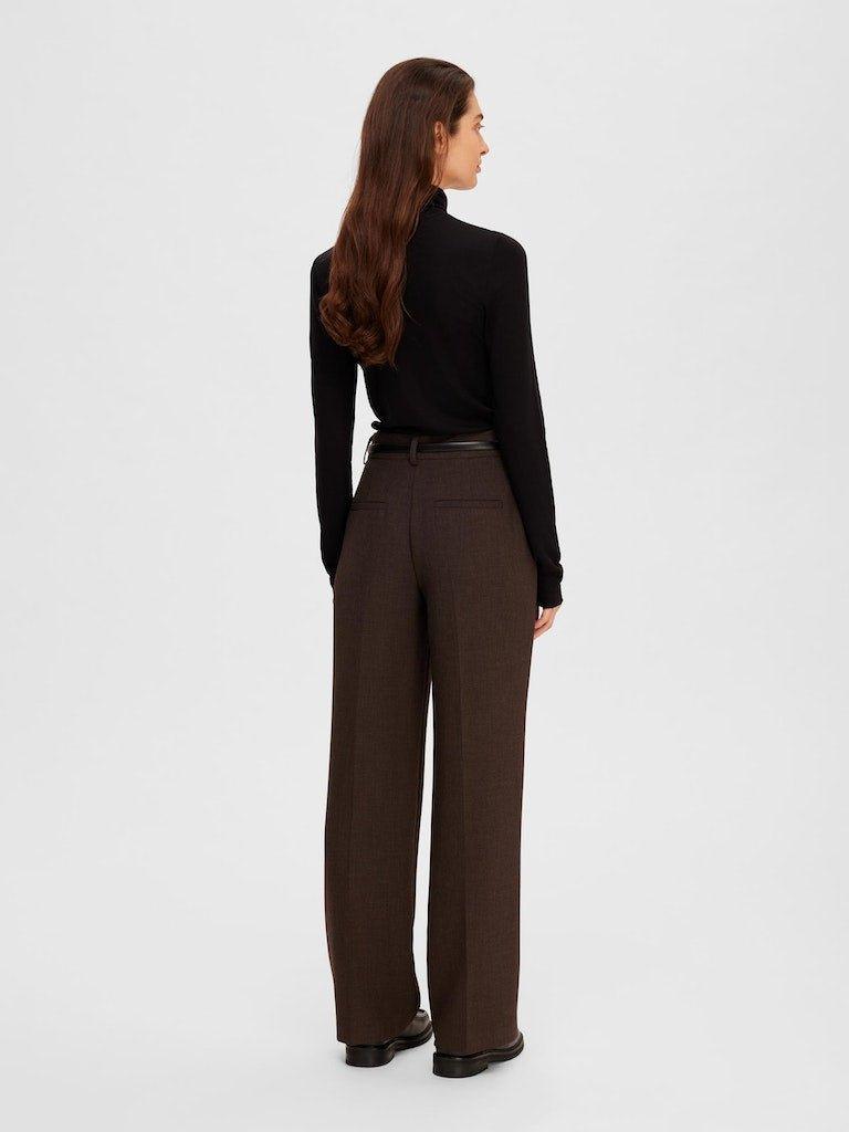 Selected Femme Rita Ria - Cropped bukser mid waist - HUSET Men & Women