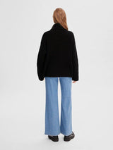 Selected Femme Selma Sefika - Rullekrave strik - HUSET Men & Women