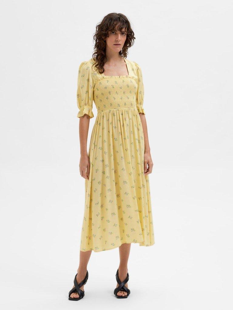 Selected Femme Ulrikke - Smock viskose kjole - HUSET Men & Women