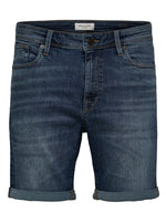 Selected Homme Alex 329 - Blå denim shorts - HUSET Men & Women (6564823760975)