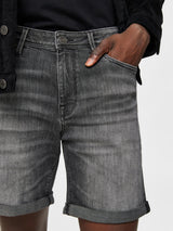 Selected Homme Alex 334 - Grå denim shorts - HUSET Men & Women