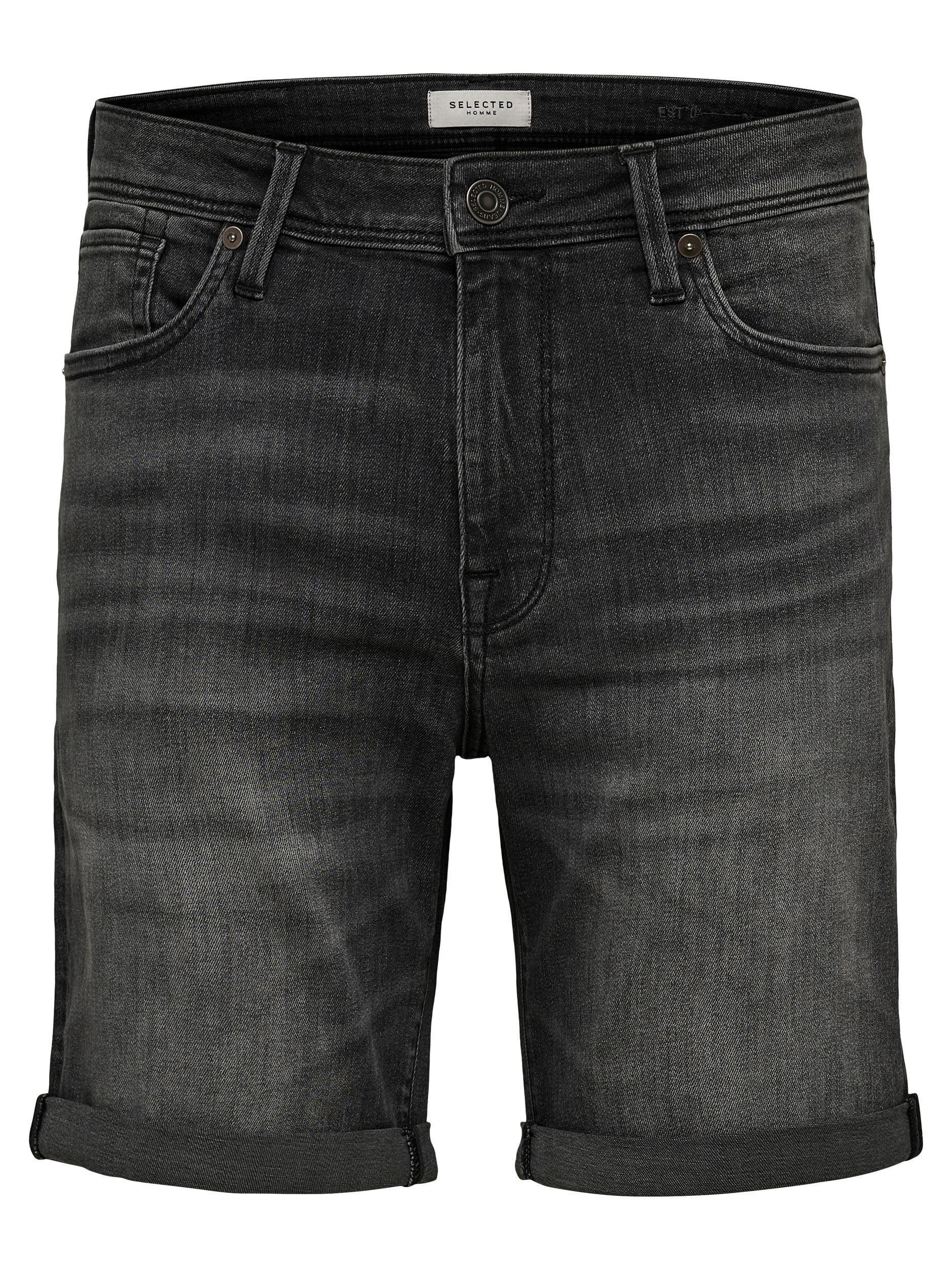 Selected Homme Alex 334 - Grå denim shorts - HUSET Men & Women