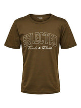Selected Homme Bene - Relax fit T-shirt med logo - HUSET Men & Women