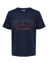Selected Homme Bene - Relax fit T-shirt med logo - HUSET Men & Women