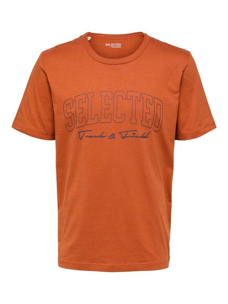 Selected Homme Bene - Relax fit T-shirt med logo - HUSET Men & Women
