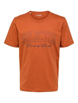 Selected Homme Bene - Relax fit T-shirt med logo - HUSET Men & Women