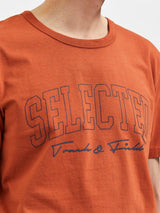 Selected Homme Bene - Relax fit T-shirt med logo - HUSET Men & Women