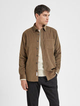 Selected Homme Benjamin - Regular fit fløjlsskjorte - HUSET Men & Women