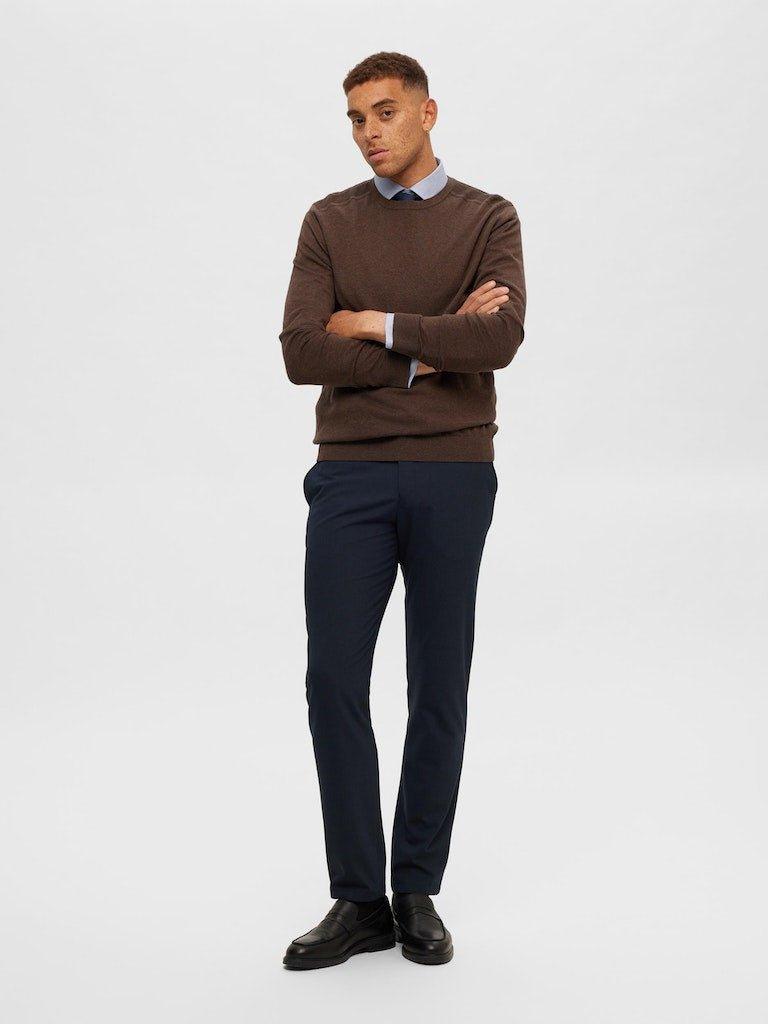 Selected Homme Berg - Rundhalset strik - HUSET Men & Women