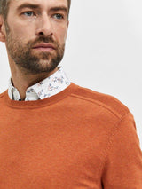 Selected Homme Berg - Rundhalset strik - HUSET Men & Women