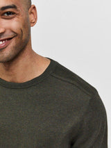Selected Homme Berg - Rundhalset strik - HUSET Men & Women