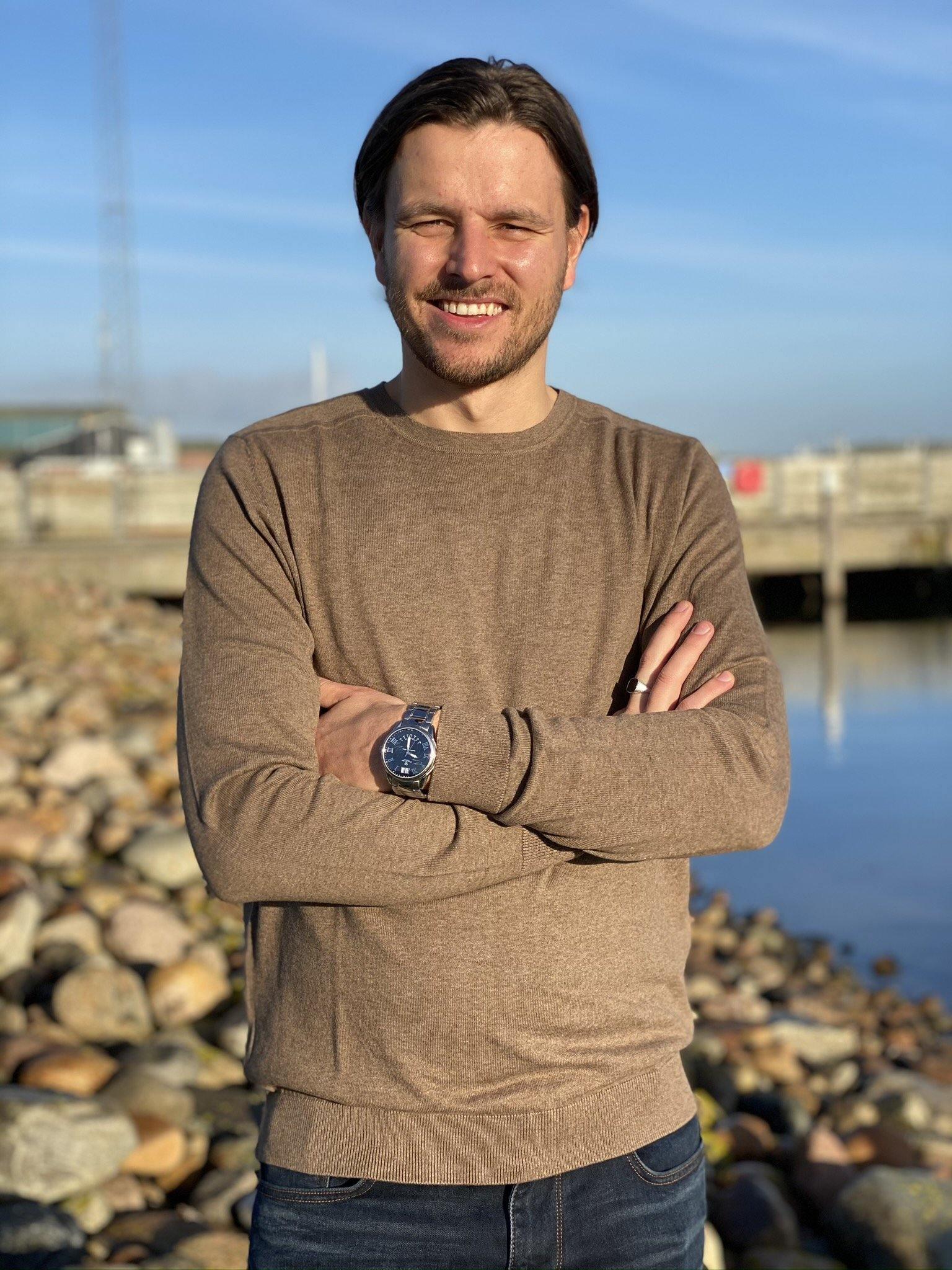 Selected Homme Berg - Rundhalset strik - HUSET Men & Women