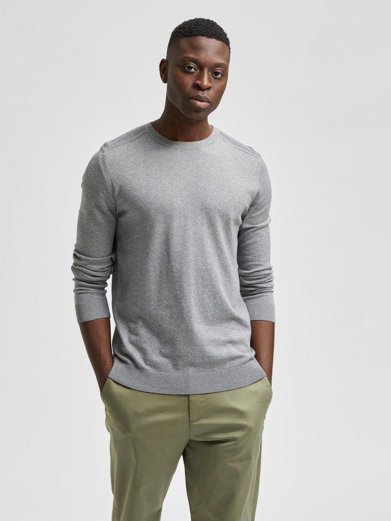 Selected Homme Berg - Rundhalset strik - HUSET Men & Women
