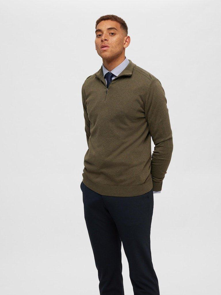 Selected Homme Berg - Strik m. halfzip - HUSET Men & Women