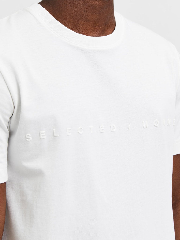 Selected Homme Brady - Regularfit logo T-shirt - HUSET Men & Women (7803800682748)