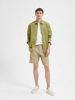 Selected Homme Brody - Hørmix regular fit shorts - HUSET Men & Women (7994461356284)