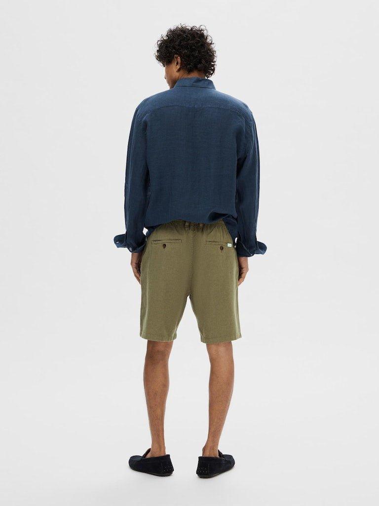 Selected Homme Brody - Hørmix regular fit shorts - HUSET Men & Women