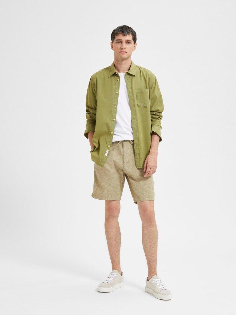 Selected Homme Brody - Hørmix regular fit shorts - HUSET Men & Women