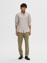 Selected Homme Brody - Hørmix slim tapered fit chinos - HUSET Men & Women