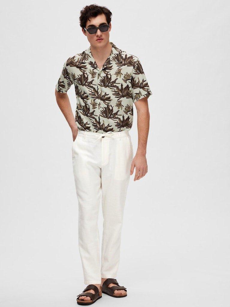 Selected Homme Brody - Hørmix slim tapered fit chinos - HUSET Men & Women