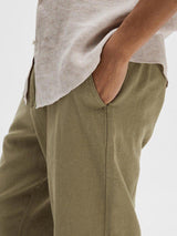 Selected Homme Brody - Hørmix slim tapered fit chinos - HUSET Men & Women
