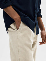 Selected Homme Brody - Hørmix slim tapered fit chinos - HUSET Men & Women