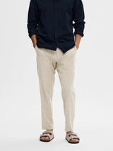 Selected Homme Brody - Hørmix slim tapered fit chinos - HUSET Men & Women